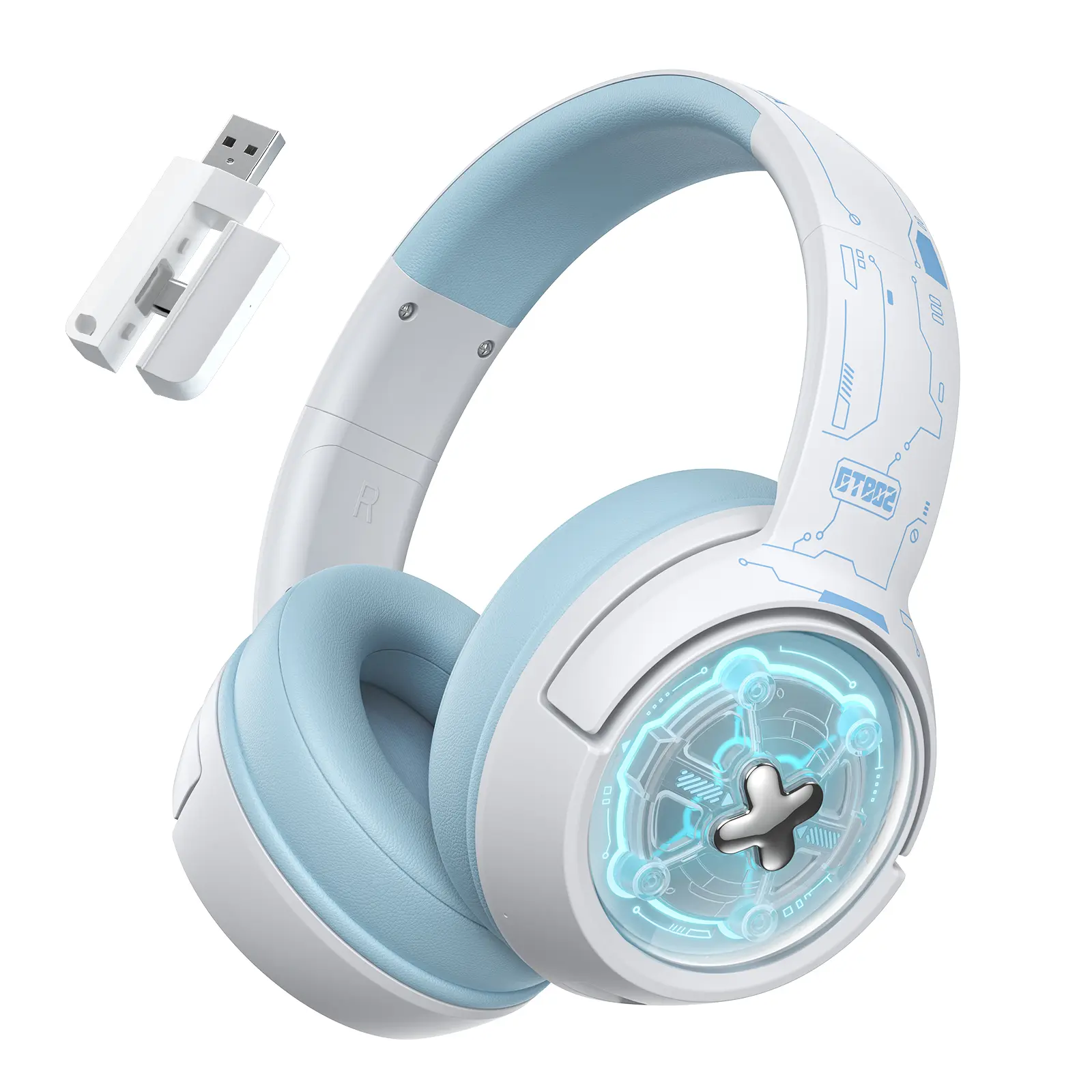 Onikuma GT802 Tri-mode Wireless Gaming Headphone - Image 2