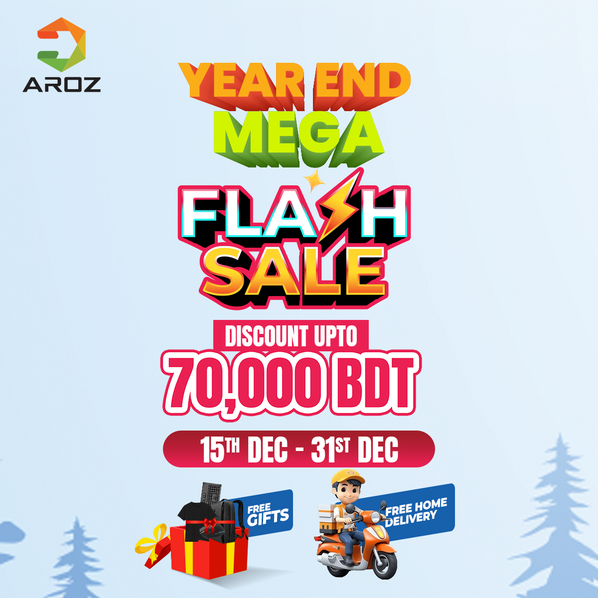 Aroz Technology Year End Sale Offer